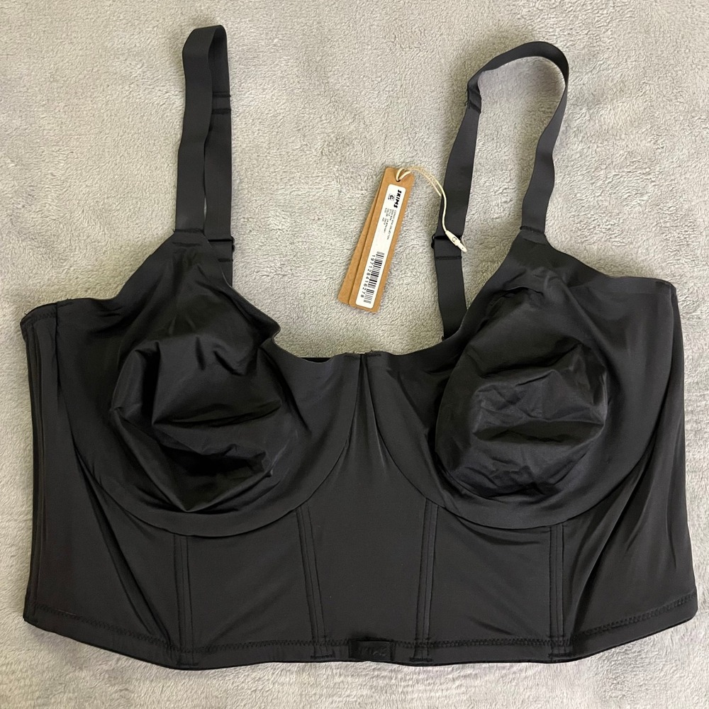 SKIMS 42C Corset Bra Collection Demi Bra Onyx Longline CR-BRA-3241 NWT